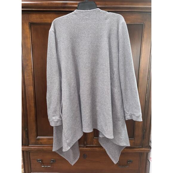 Cuddl Duds Large Gray Stretch Warm Fleece Long Sleeve Wrap Excellent Condition - Picture 8 of 9